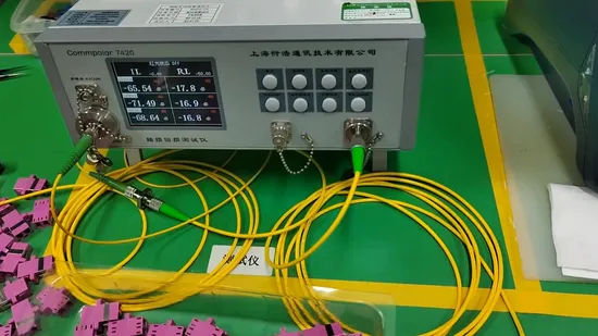 Adjustable LC PC Singlemode 5dB Fiber Optic Attenuator 