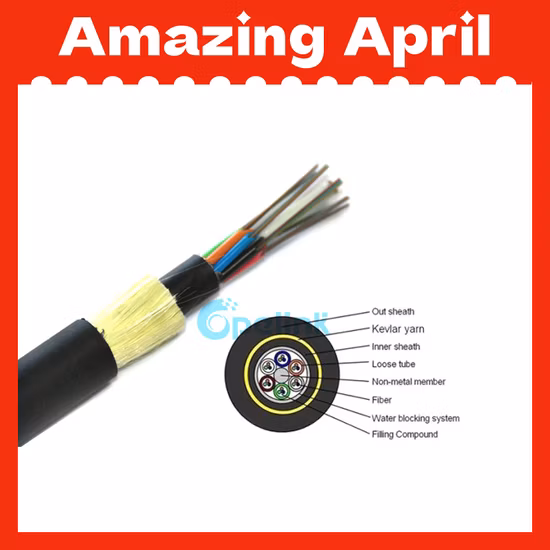 Outdoor Optical Fiber Cable All Dielectric Self