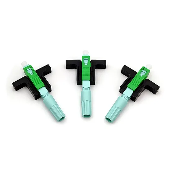 Sc Aircraft Nut Type Quick Assembly Connector Sc/APC Fiber Quick Connector Sc APC Optical Fiber Fast Connector 
