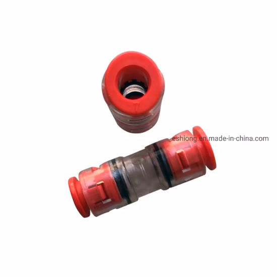 Factory Wholesale HDPE Telecom Coupler Fiber Optic Straight Micro Duct Connectors