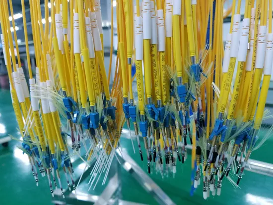 Single Mode 9/125 Simplex/Duplex Fiber Patchcords with Sc/St/LC/FC/E2000 Connectors with Factory Price 