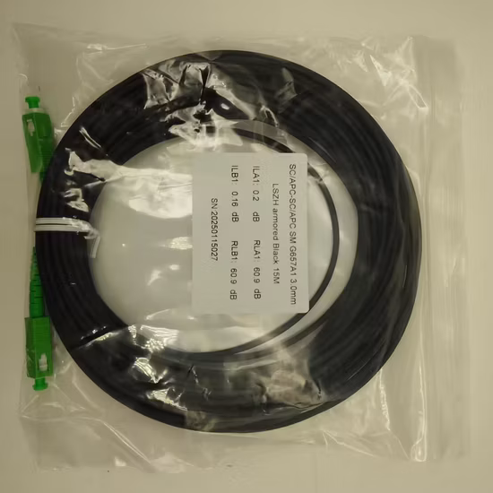 Pre Connectorized Drop Cable Optic Fiber Patchcords
