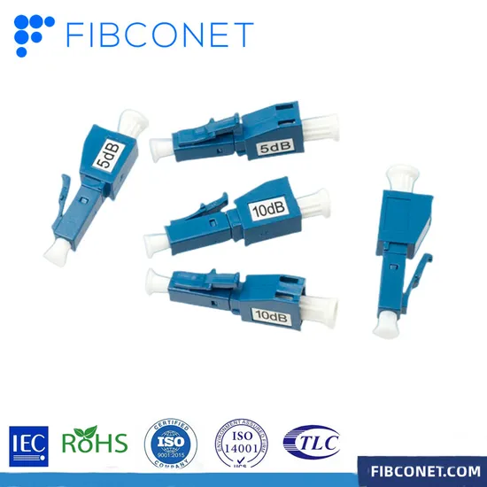 FTTH LC/ Upc LC/APC 2dB 5 dB 10dB Fiber Optic Attenuator 