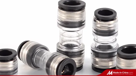 Factory Wholesale HDPE Telecom Coupler Fiber Optic Straight Micro Duct Connectors 