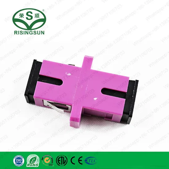 Short Flange Sc Simplex Fiber Optic Adaptor Adapter 