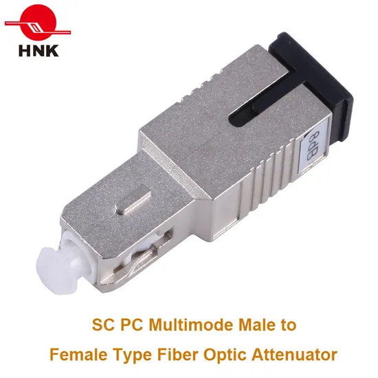 1~30dB SC/PC Multimode Male to Female Fiber Optic Attenuator 