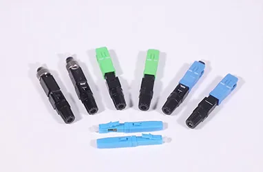 High Quality Fiber Optic Connector Sc/APC Fast Connector Fiber Optic Equipment for FTTH Network 